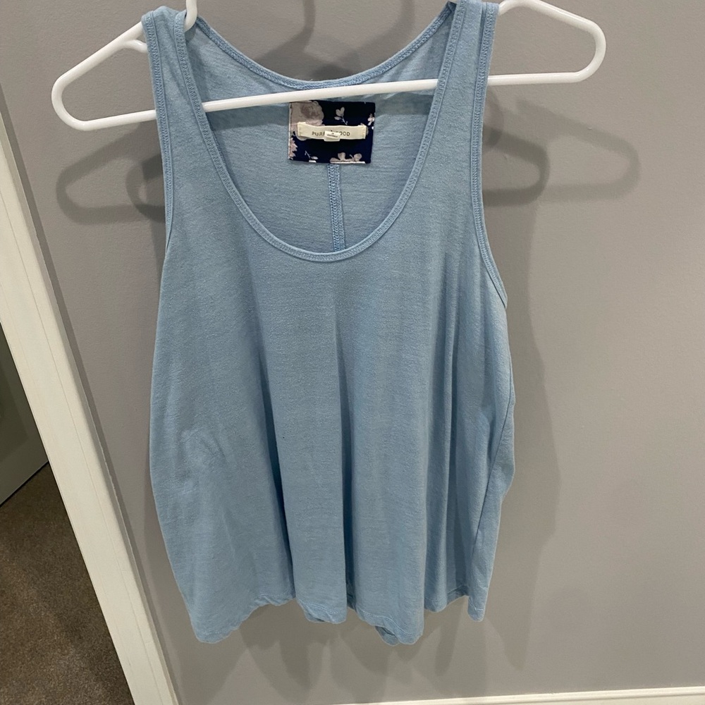 Pure + Good light blue small tank